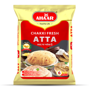 Ahaar Chakki Fresh Atta 5Kg I Whole Wheat Flour