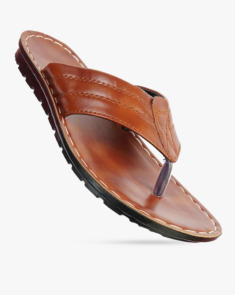 Men Thong Strap Flat Sandals