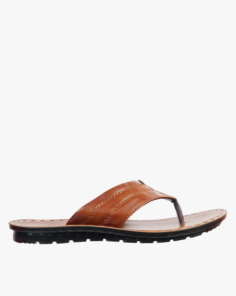 Men Thong Strap Flat Sandals - Image 2