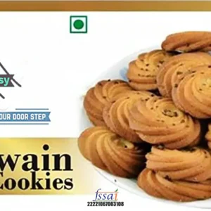 Momsy Premium Ajwain Multigrain Biscuit | High Fibre Digestive Cookies | No Refined Sugar (450gm)