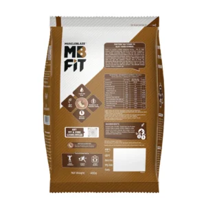 MuscleBlaze Fit High Protein Oats 400 g | Dark Chocolate | 22 g Protein | Rolled Oats | Breakfast Cereals for Weight Management
