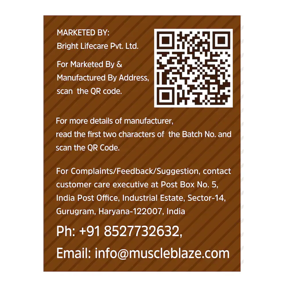MuscleBlaze Fit High Protein Oats 400 g | Dark Chocolate | 22 g Protein | Rolled Oats | Breakfast Cereals for Weight Management - Image 8