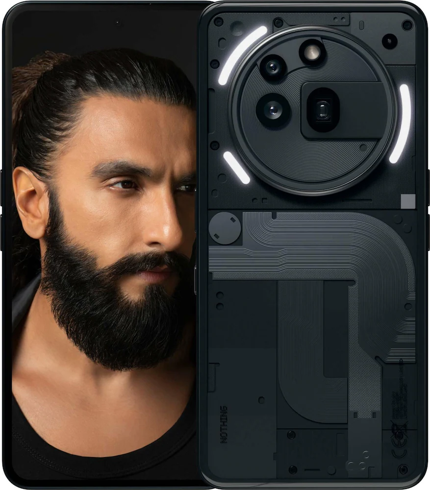 Nothing Phone (3a) Pro, 8GB Ram, 256GB Storage, Black, Smartphone