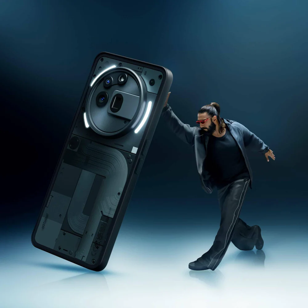 Nothing Phone (3a) Pro, 8GB Ram, 256GB Storage, Black, Smartphone - Image 8