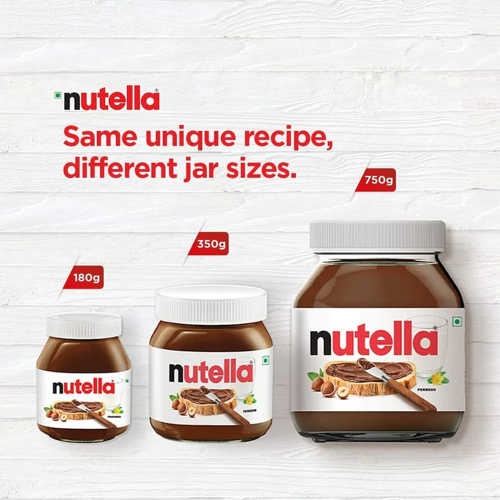 Nutella Hazelnut Spread with Cocoa, 12.35 oz / 350g - Image 3