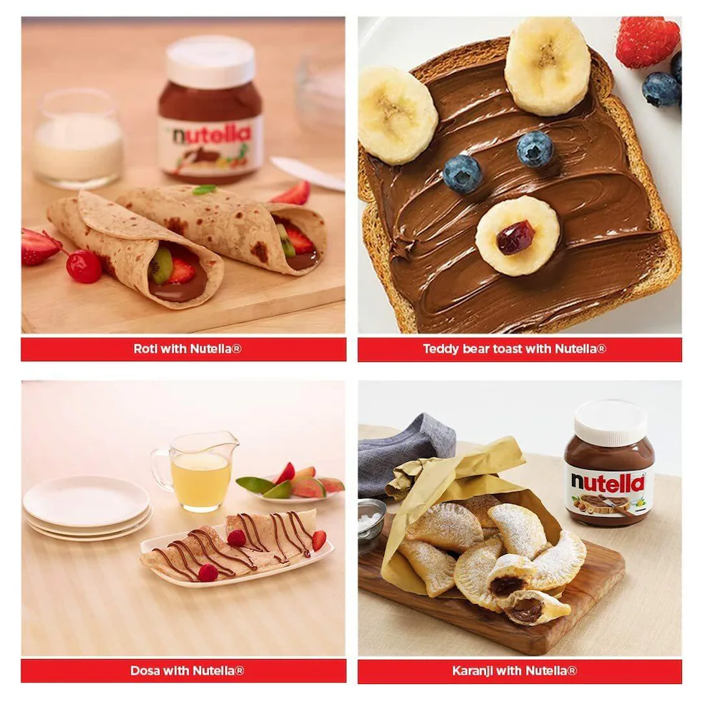 Nutella Hazelnut Spread with Cocoa, 12.35 oz / 350g - Image 6