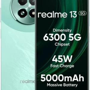 realme 13 5G, 8GB Ram, 128GB Storage, Speed Green, Smartphone