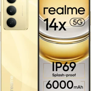 realme 14x 5G, 8GB Ram, 128GB Storage, Golden Glow, Smartphone