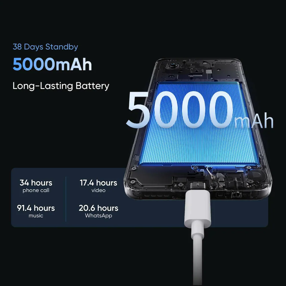 realme C63, 4GB Ram, 128GB Storage, Jade Green, Smartphone - Image 5